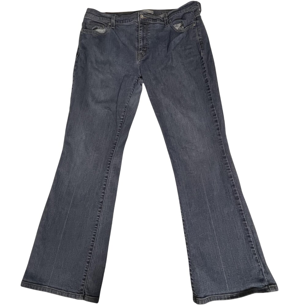 Levi's 515 Boot Cut Jeans Womens 16 Medium Blue Stretch Five Pocket (35x30)